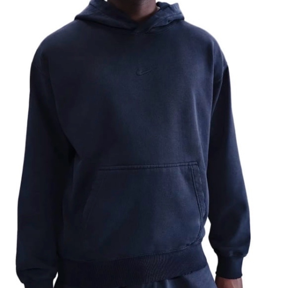 Nike Solo Swoosh Small French Terry Heavy Weight Distressed Hoodie IB8749-451